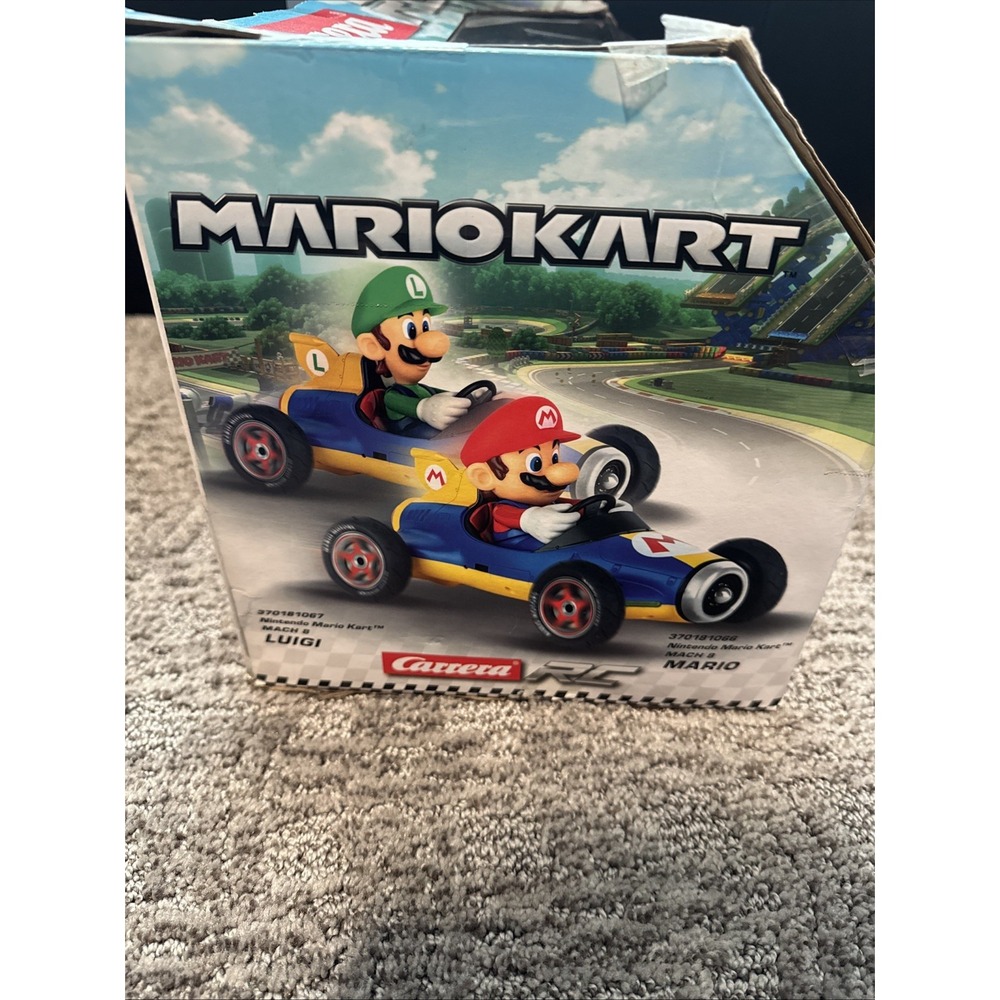 Carrera RC Mario Kart Mach 8 Mario (Brand New In BOX)- (DAMAGED BOX)‎ SEE PICS - Picture 6 of 7